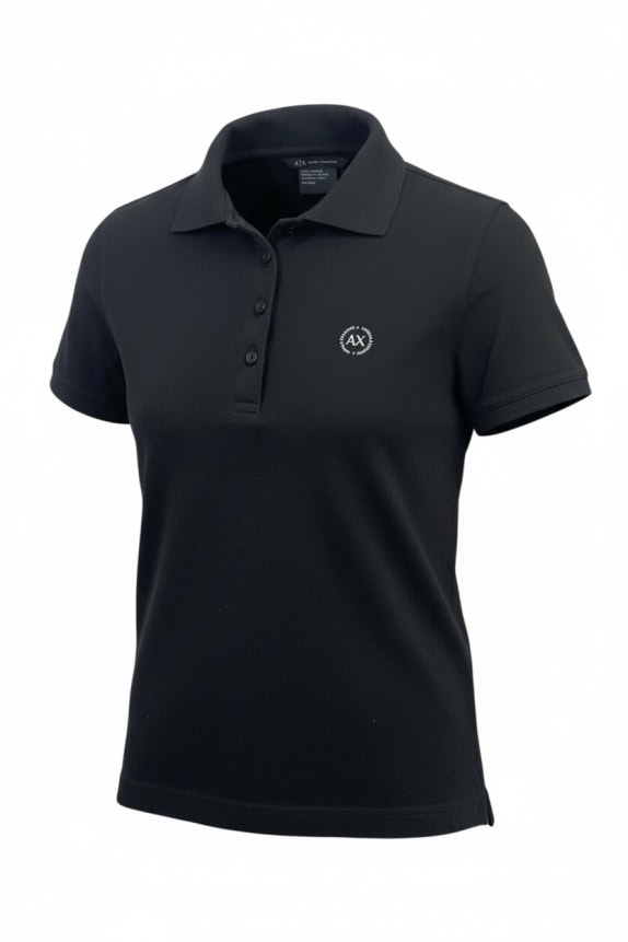 Armani Exchange (A|X) Μαύρο Polo Γυναικείο XS